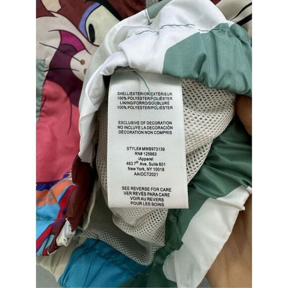 Members Only Space Jam A New Legacy Kids Camo Tune Squad Jacket Multicolor 10/12 - Picture 7 of 8